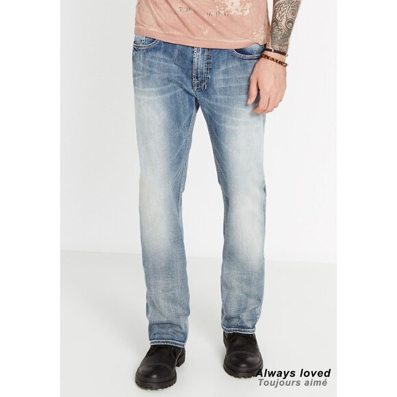 Buffalo David Bitton Men Six X Straight Jeans, Size 30/34, NWT - Picture 1 of 7